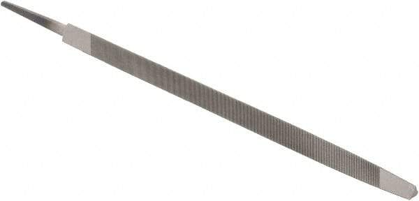 Value Collection - 8" Long, Taper American-Pattern File - Single Cut, Tang - Eagle Tool & Supply