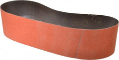 3M - 4" Wide x 36" OAL, 60 Grit, Ceramic Abrasive Belt - Ceramic, Medium, Coated, Y Weighted Cloth Backing, Wet/Dry, Series 777F - Eagle Tool & Supply