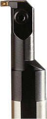 Seco - 16mm Min Bore Diam, 179.99mm OAL, 16mm Shank Diam, A-CGE Indexable Boring Bar - 40mm Max Bore Depth, LC.. 1303.. Insert, Clamp Holding Method - Eagle Tool & Supply