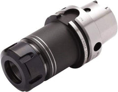 Seco - 0.02" to 0.394" Capacity, 6.299" Projection, HSK63A Hollow Taper, ER16 Collet Chuck - 7.559" OAL - Exact Industrial Supply