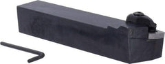 Seco - DWLN, Right Hand Cut, 95° Lead Angle, 1" Shank Height x 1" Shank Width, Negative Rake Indexable Turning Toolholder - 6" OAL, WNMG 432 Insert Compatibility, Series Dual Clamp - Eagle Tool & Supply