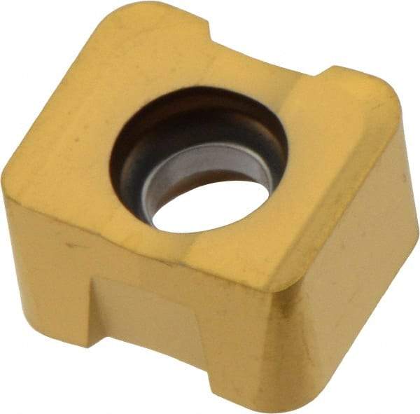 Seco - LNKT080516 M06 Grade F40M Carbide Milling Insert - TiAlN/TiN Finish, 0.197" Thick, 1/16" Corner Radius - Eagle Tool & Supply