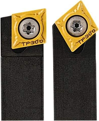 Seco - 50mm OAL, SCEC Indexable Boring Bar - 11mm Max Bore Depth, CC.. 0602.. Insert, Screw Holding Method - Eagle Tool & Supply