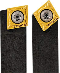 Seco - 50mm OAL, SCEC Indexable Boring Bar - 11mm Max Bore Depth, CC.. 0602.. Insert, Screw Holding Method - Eagle Tool & Supply