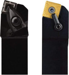 Seco - DSBN, Left Hand Cut, 75° Lead Angle, 20mm Shank Height x 20mm Shank Width, Negative Rake Indexable Turning Toolholder - 125mm OAL, SNM..1204.. Insert Compatibility, Series Dual Clamp - Eagle Tool & Supply