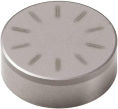 Seco - RNGN32 LF Grade CBN200 PCBN Turning Insert - Uncoated, Round, 3/8" Inscr Circle, 1/8" Thick - Eagle Tool & Supply