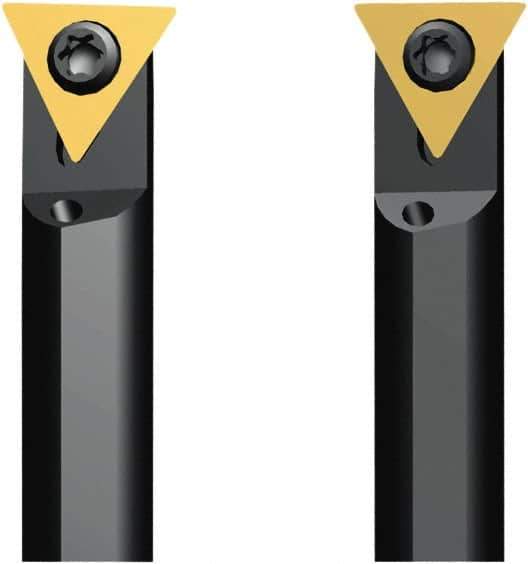 Seco - 8.8mm Min Bore Diam, 80mm OAL, 8mm Shank Diam, A-STFD Indexable Boring Bar - 11.2mm Max Bore Depth, TDAB 06T0.. Insert, Screw Holding Method - Eagle Tool & Supply
