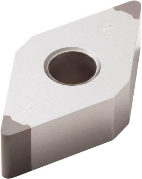 Seco - DNGA442 Grade CBN170 PCBN Turning Insert - Uncoated, 55° Diamond, 1/2" Inscr Circle, 1/4" Thick, 1/32" Corner Radius - Eagle Tool & Supply