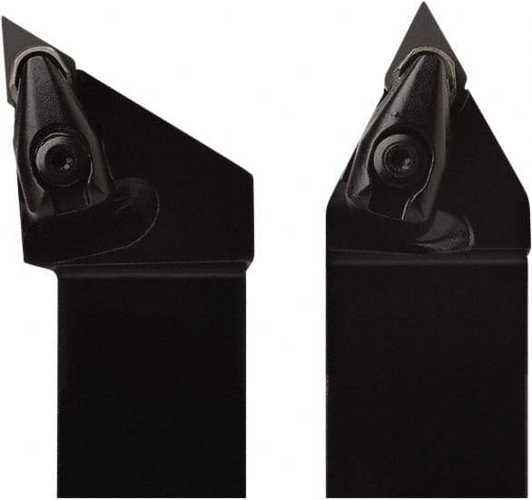 Seco - DDJN, Right Hand Cut, 93° Lead Angle, 32mm Shank Height x 25mm Shank Width, Negative Rake Indexable Turning Toolholder - 170mm OAL, DNMA 1104.. Insert Compatibility, Series Dual Clamp - Eagle Tool & Supply