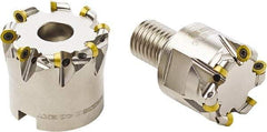 Seco - 16mm Cutting Diam, 3mm Max Depth of Cut, Modular Connection Indexable Copy End Mill - 3 Inserts, RDH.. 06T1 Insert, R217.29 Toolholder - Eagle Tool & Supply
