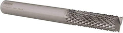 Seco - 8mm Diam, End Mill End, Solid Carbide Diamond Pattern Router Bit - Right Hand Cut, 2-61/64" OAL, Use on Composites - Eagle Tool & Supply