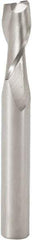 Seco - 12mm, 25mm LOC, 12mm Shank Diam, 90mm OAL, 2 Flute, Solid Carbide Square End Mill - Single End, Uncoated, Spiral Flute, 30° Helix, Centercutting, Right Hand Cut, Right Hand Flute, Series J93 - Eagle Tool & Supply