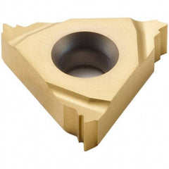 Seco - 16ER External Right Hand 11 Whitworth Laydown Threading Insert - Grade CP500, TiAlN/TiN Coated Carbide - Eagle Tool & Supply