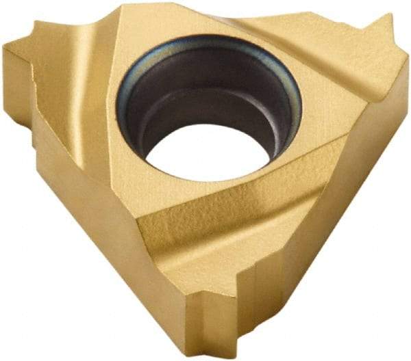 Seco - 09NR Internal Right Hand ISO Laydown Threading Insert - Grade CP500, TiAlN/TiN Coated Carbide, 5.56mm Inscribed Circle - Eagle Tool & Supply