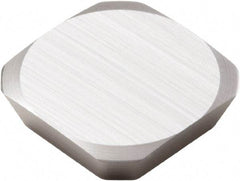 Seco - SEEX42 MD14 Grade H15 Carbide Milling Insert - Uncoated, 1/8" Thick, 1/2" Inscribed Circle - Eagle Tool & Supply