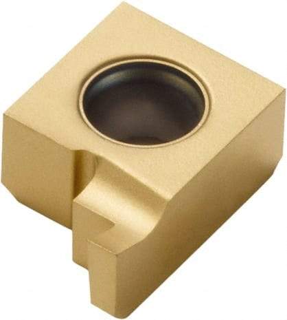 Seco - 92659NL FG Grade CP500, 2.65mm Cutting Width Carbide Grooving Insert - 2.65mm Max Depth of Cut, Left Hand, TiAlN/TiN Finish - Eagle Tool & Supply
