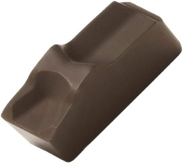 Seco - 150.1016 16 MP1500 Grade, 0.122" Cutting Width, Carbide Cutoff Insert - 6° Neutral Lead Angle, 0.008" Cnr Rad, TiCN/Al2O3 Coated, Single End - Eagle Tool & Supply