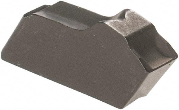 Seco - 150.1012 12 TGP35 Grade, 0.122" Cutting Width, Carbide Cutoff Insert - 6° Neutral Lead Angle, 0.008" Cnr Rad, TiCN/Al2O3 Coated, Single End - Eagle Tool & Supply