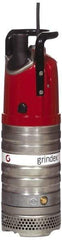 Grindex - 2 hp, 460 Amp Rating, 460 Volts, Nonautomatic Operation, Dewatering Pump - 3 Phase, Aluminum Housing - Eagle Tool & Supply