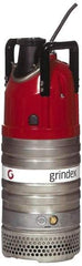 Grindex - 3-1/2 hp, 460 Amp Rating, 460 Volts, Nonautomatic Operation, Dewatering Pump - 3 Phase, Aluminum Housing - Eagle Tool & Supply