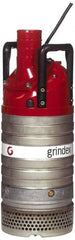 Grindex - 4-2/5 hp, 460 Amp Rating, 460 Volts, Nonautomatic Operation, Dewatering Pump - 3 Phase, Aluminum Housing - Eagle Tool & Supply