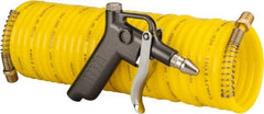 Value Collection - 1/4" ID Pistol Grip Air Gun - 25' Long Nylon Hose, 1/4" Inlet, NPT Thread, 200 Max psi - Eagle Tool & Supply