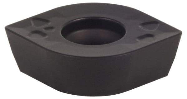 Kennametal - SDPT43 GB2 Grade KCK15 Carbide Milling Insert - TiN/TiCN/Al2O3 Finish, 3/16" Thick, 1/2" Inscribed Circle, 0.8mm Corner Radius - Eagle Tool & Supply