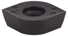 Kennametal - SDPT43 GB2 Grade KCK15 Carbide Milling Insert - TiN/TiCN/Al2O3 Finish, 3/16" Thick, 1/2" Inscribed Circle, 0.8mm Corner Radius - Eagle Tool & Supply