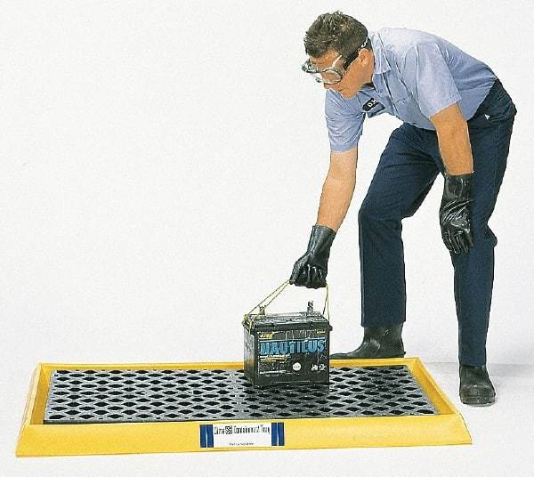 UltraTech - Trays & Pans Type: Containment Tray with Grating Sump Capacity (Qt.): 66.00 - Eagle Tool & Supply