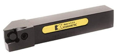 Kennametal - 1.780...90DEG, Left Hand Cut, 63/64" Shank Height x 25mm Shank Width, Positive Rake Indexable Turning Toolholder - 150mm OAL, C8FIX12..R.. Insert Compatibility, Series Fix-Perfect - Eagle Tool & Supply