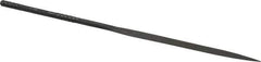 Grobet - 4" Needle Precision Swiss Pattern Barrette File - Round Handle - Eagle Tool & Supply