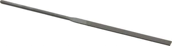 Grobet - 5-1/2" Needle Precision Swiss Pattern Equalling File - Round Handle - Eagle Tool & Supply