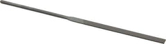 Grobet - 5-1/2" Needle Precision Swiss Pattern Equalling File - Round Handle - Eagle Tool & Supply