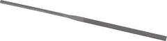 Grobet - 6-1/4" Needle Precision Swiss Pattern Equalling File - Round Handle - Eagle Tool & Supply