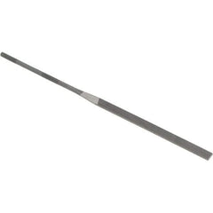 Grobet - 6-1/4" Needle Precision Swiss Pattern Equalling File - Round Handle - Eagle Tool & Supply