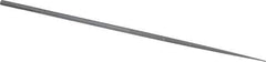 Grobet - 5-1/2" Needle Precision Swiss Pattern Round File - Round Handle - Eagle Tool & Supply