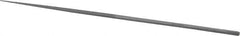 Grobet - 6-1/4" Needle Precision Swiss Pattern Round File - Round Handle - Eagle Tool & Supply