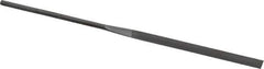 Grobet - 6-1/4" Needle Precision Swiss Pattern Slitting File - Round Handle - Eagle Tool & Supply