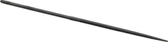 Grobet - 5-1/2" Needle Precision Swiss Pattern Square File - Round Handle - Eagle Tool & Supply