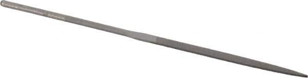 Grobet - 5-1/2" Needle Precision Swiss Pattern Warding File - Round Handle - Eagle Tool & Supply