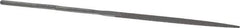 Grobet - 6-1/4" Needle Precision Swiss Pattern Warding File - Round Handle - Eagle Tool & Supply