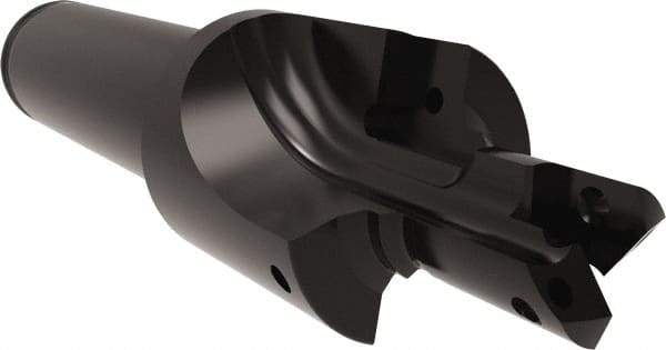 Allied Machine and Engineering - AND10050, MS 33649, SAE AS5202 Standard, 7/16-20" Thread, 4 Tube Dash Number, 60° Porting Angle, 0.454" Pilot Diam, 5/8" Shank Diam, Indexable Spade Blade Insert Porting Tool - 2 Porting Inserts, 3.512" Overall Length - Eagle Tool & Supply