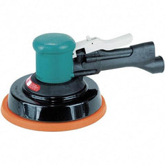 Dynabrade - 10,000 OPM, 23 CFM Air Consumption, Palm Air Orbital Sander - Round Pad, 1/4 NPT Inlet - Eagle Tool & Supply