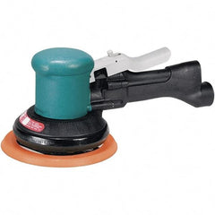 Dynabrade - 12,000 OPM, 23 CFM Air Consumption, Palm Air Orbital Sander - Round Pad, 1/4 NPT Inlet - Eagle Tool & Supply