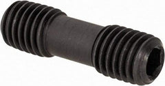 Iscar - Hex Socket Set Screw for Indexable Boring Bars, Grooving & Turning - 1/4 Thread, For Use with Tool Holders - Eagle Tool & Supply