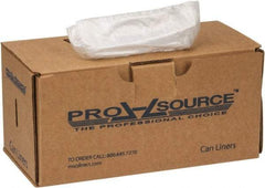 PRO-SOURCE - 0.31 mil Thick, Household/Office Trash Bags - 24" Wide x 33" High, Clear - Eagle Tool & Supply