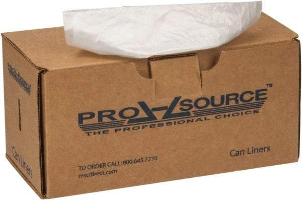 PRO-SOURCE - 0.43 mil Thick, Household/Office Trash Bags - 33" Wide x 40" High, Clear - Eagle Tool & Supply