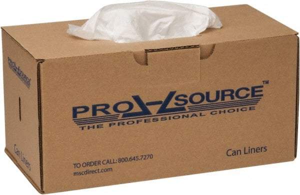 PRO-SOURCE - 0.63 mil Thick, Household/Office Trash Bags - 40" Wide x 48" High, Clear - Eagle Tool & Supply