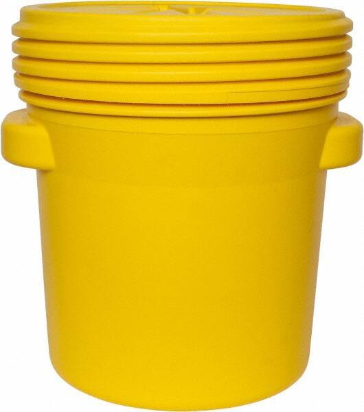 Eagle - 20 Gallon Closure Capacity, Screw On Closure, Yellow Lab Pack - 5 Gallon Container, Polyethylene, 125 Lb. Capacity, UN 1H2/X57/S Listing - Eagle Tool & Supply