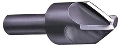 Hertel - 3" Head Diam, 3/4" Shank Diam, 4 Flute 120° High Speed Steel Countersink - 5" OAL, Straight Shank - Eagle Tool & Supply